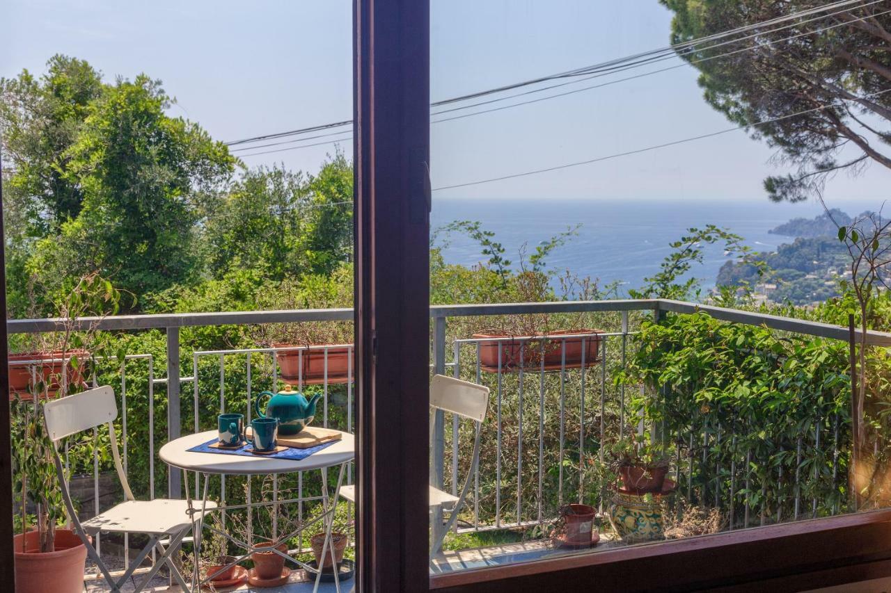Casa Anna Sea View, Pool, Parking & Wifi Apartman Rapallo Kültér fotó