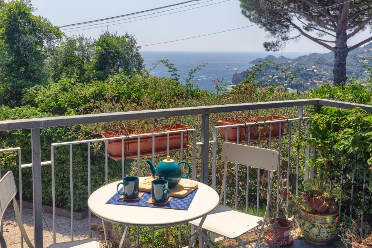 Casa Anna Sea View, Pool, Parking & Wifi Apartman Rapallo Kültér fotó