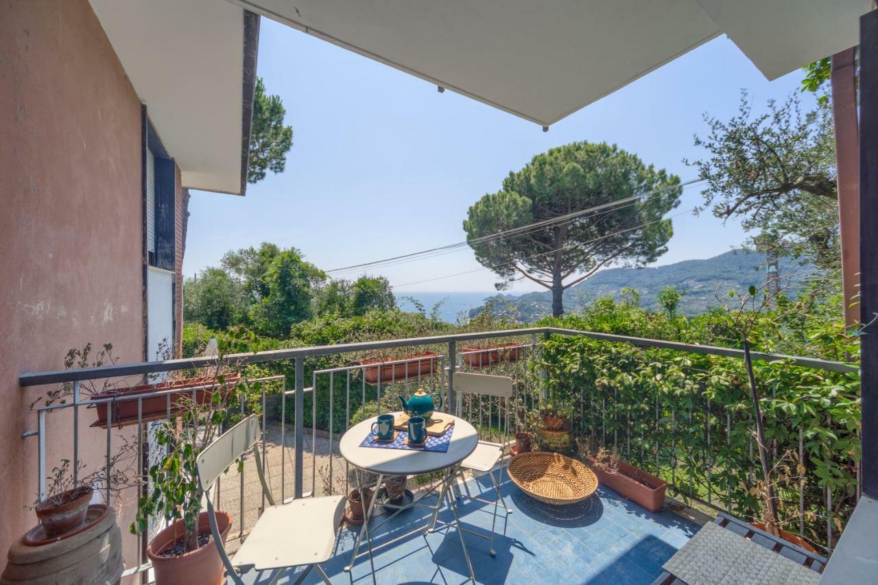 Casa Anna Sea View, Pool, Parking & Wifi Apartman Rapallo Kültér fotó